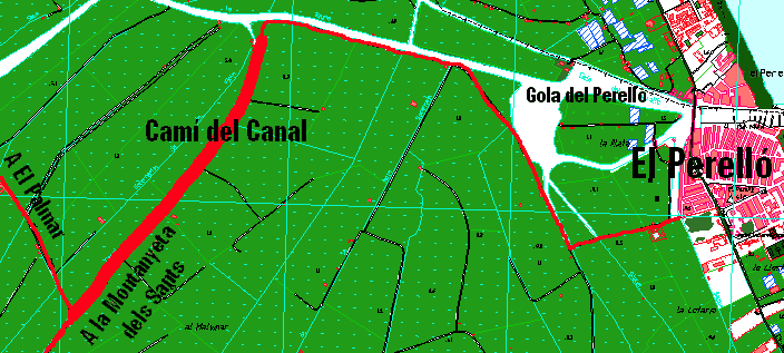 El Cam del Canal est siendo ensanchado con la permisibilidad de responsables en la proteccin del Parque.