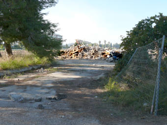 Los restos de la la Alquera de la Finca del Plev Casa Plev en unas imgenes realizadas el 10-11-2011. Foto C.A.E.