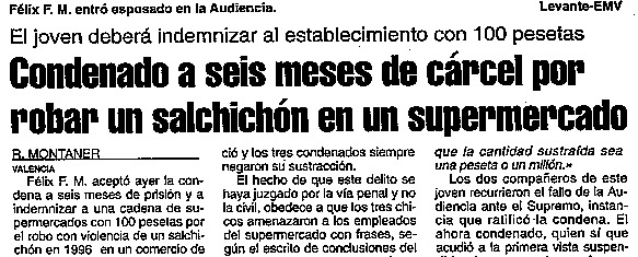 Publicado en el periódico Levante-EMV el 17 nov 2000. (9455 bytes)