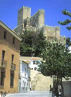 Castillo de Almansa, en cuyos juzgados de esta poblacin se siguen las Diligencias por supuesto Delito Ecolgico  (9471 bytes)
